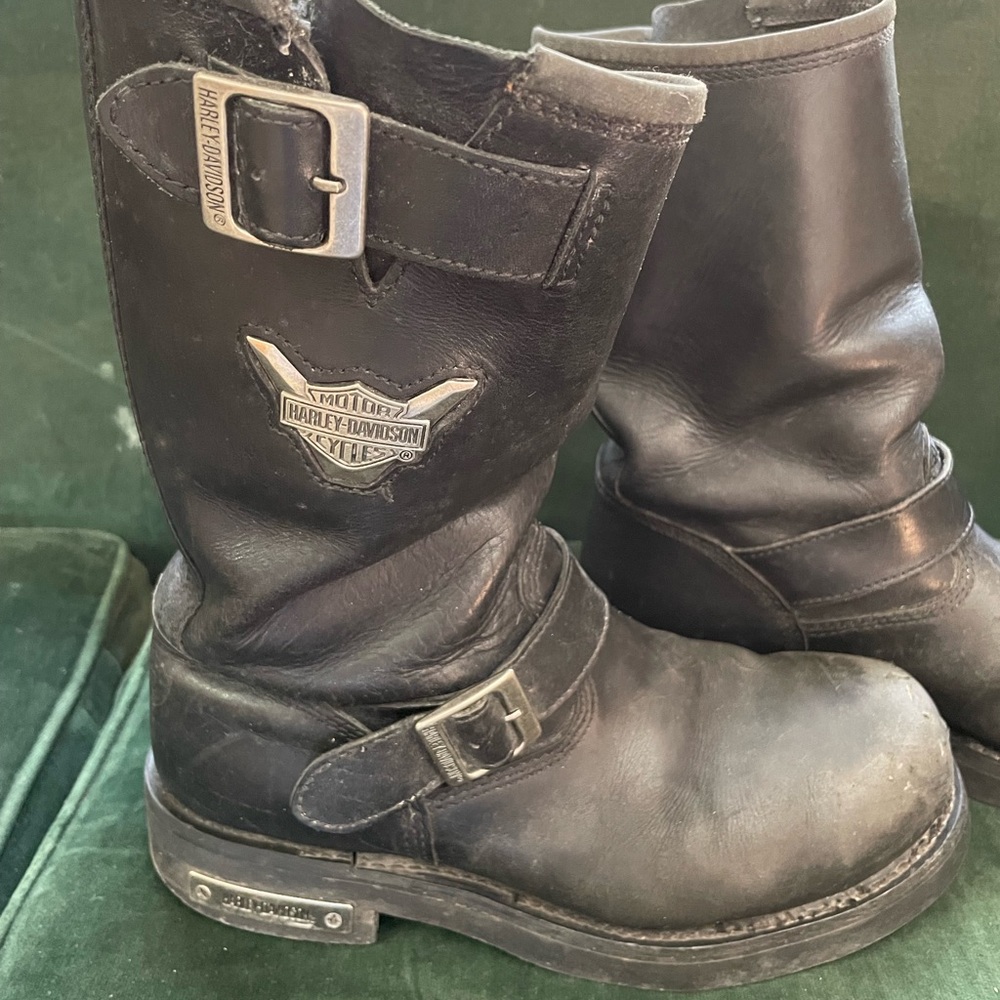 Size 10 Harley Davidson engineer riding boots